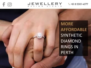 more affordable synthetic diamond rings in perth