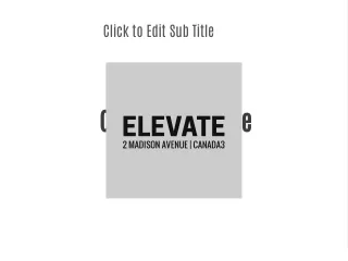 click to edit sub title