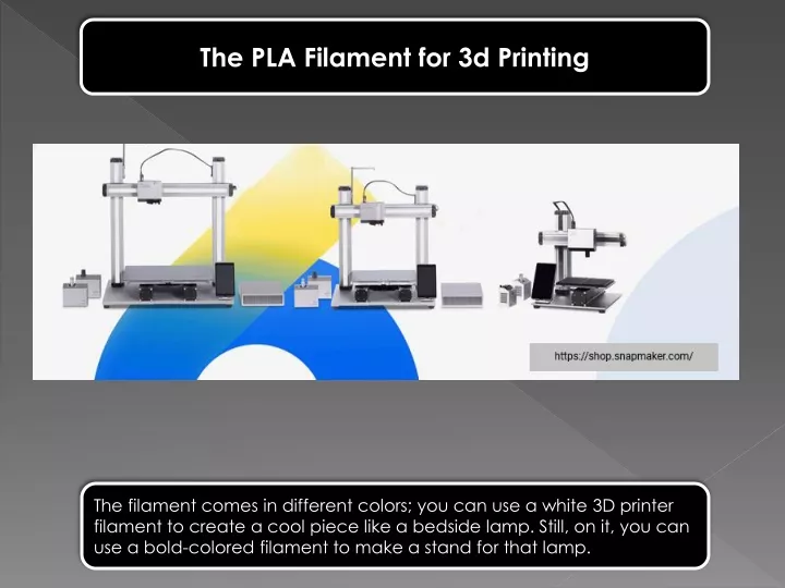 t he pla filament for 3d printing