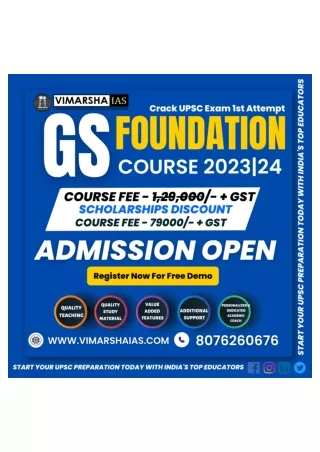 Best IAS Coaching In Karol Bagh Vimarsha IAS