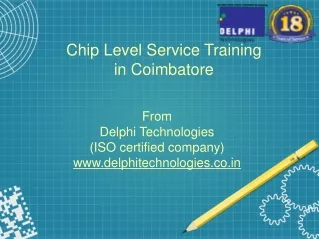 chip level service training in coimbatore