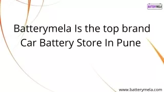 batterymela is the top brand car battery store
