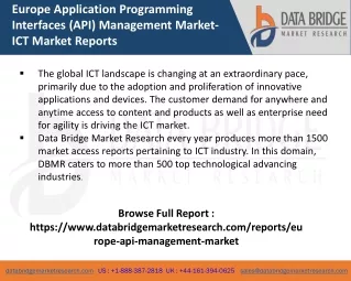 europe application programming interfaces