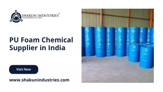 Pu Foam Chemical Supplier in India