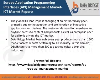europe application programming interfaces