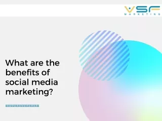 Benefits of social media marketing