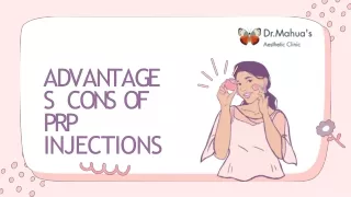 ADVANTAGES Cons of PRP Injections?