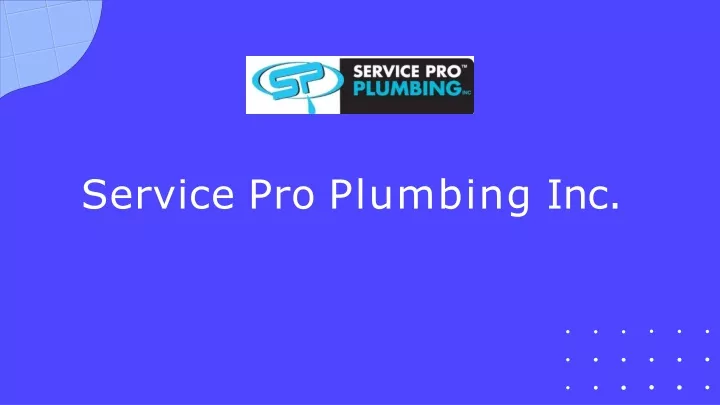 service pro plumbing inc