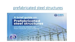 prefabricated steel structures