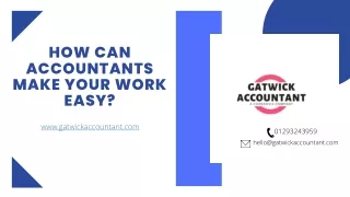 How Can Accountants Make Your Work Easy
