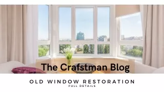 Replacing Your Old Style Windows