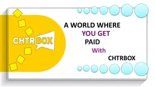 Numerous Ways can CHTRBOX Useful