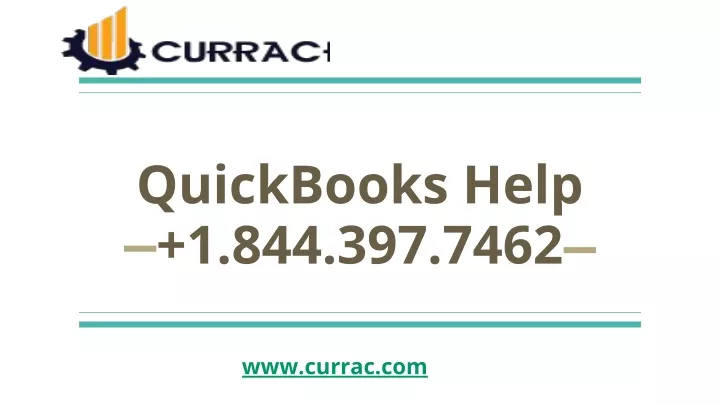 quickbooks help 1 844 397 7462