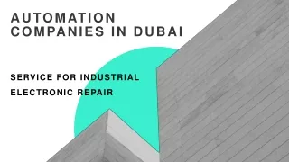 service for industrial electronic repair