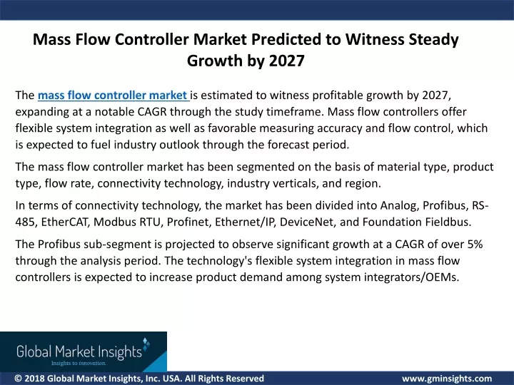mass flow controller market predicted to witness