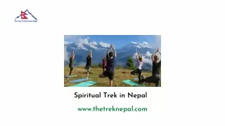 Spiritual Trek in Nepal