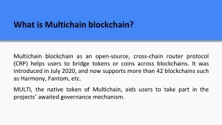 All you need to know about Multichain