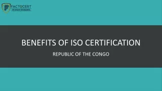 benefits of iso certification