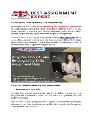 why you should take employability skills