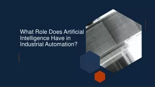 what role does artificial intelligence have