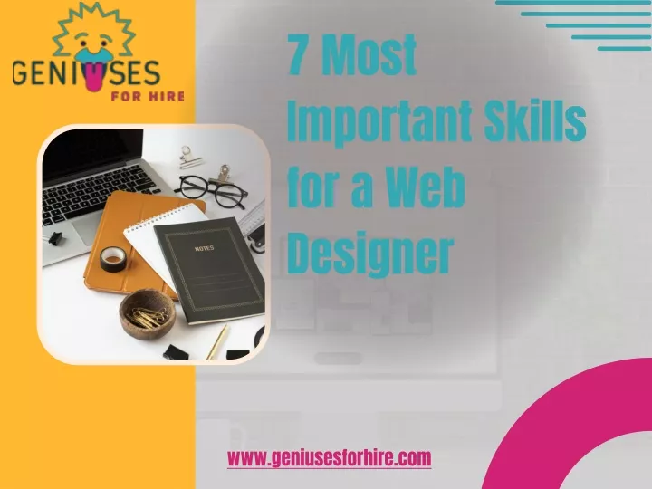 7 most important skills for a web designer