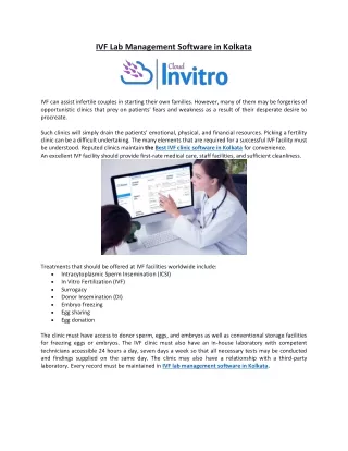 ivf lab management software in kolkata