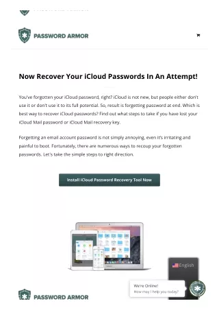 Apple Icloud - Password Armor