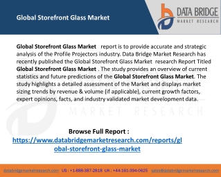 global storefront glass market