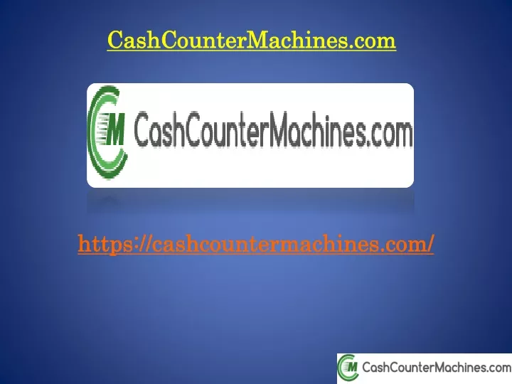 cashcountermachines com