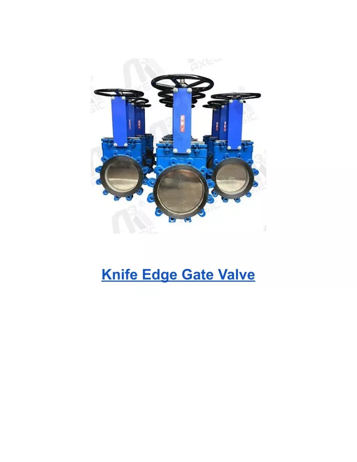 knife edge gate valve