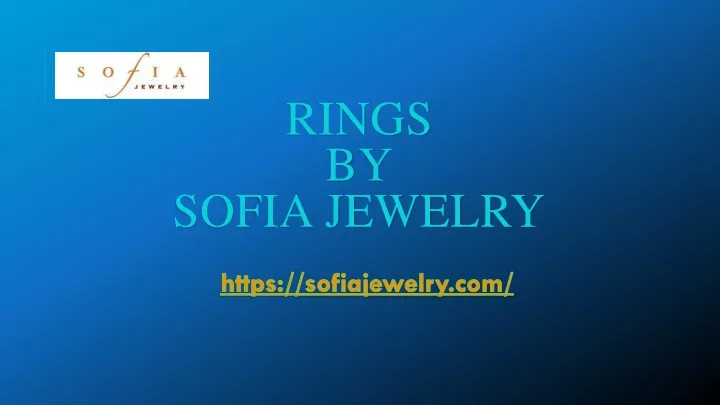 rings by sofia jewelry