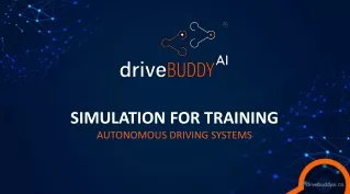 Simulation For Training Autonomous Driving Systems