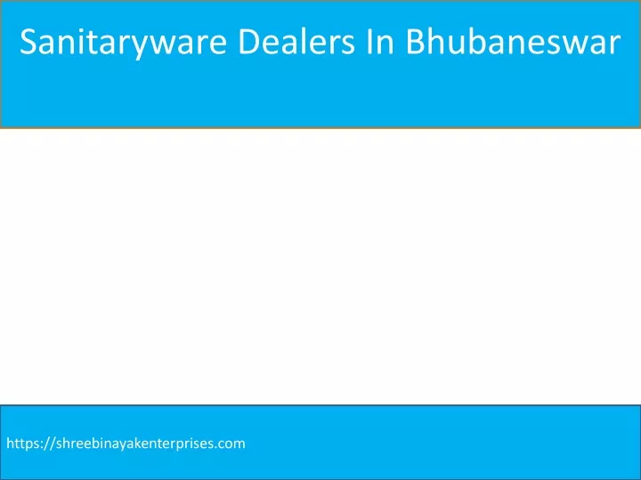 sanitaryware dealers in bhubaneswar