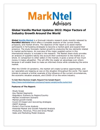global vanilla market updates 2022 major factors