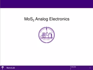 mos2 analog electronics