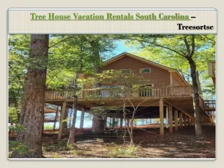 Book your Tree Houses for Rent in Clarks Hill Lake South Carolina - Treesortsc
