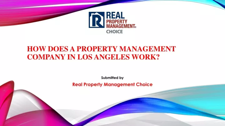 how does a property management company in los angeles work