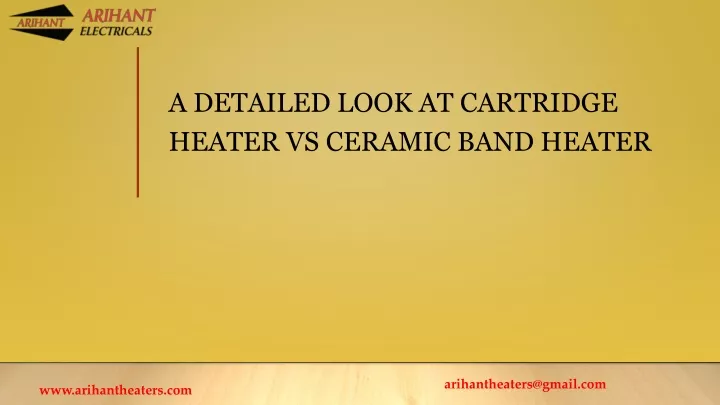 a detailed look at cartridge heater vs ceramic band heater