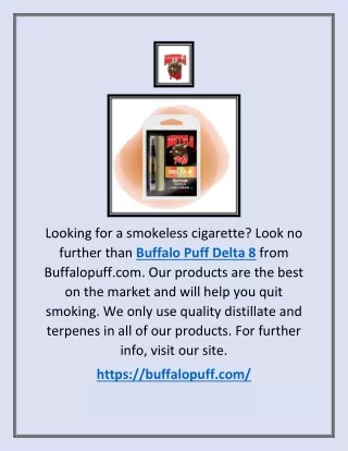 Buffalo Puff Delta 8 | Buffalopuff.com