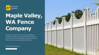 Maple Valley, WA Fence Company