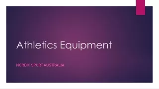 Points to Consider Before Buying Athletics Equipment