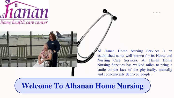 al hanan home nursing services is an established