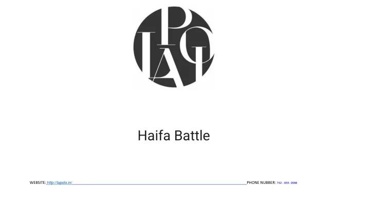 haifa battle