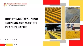 detectable warning systems are making transit