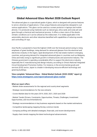 global advanced glass market