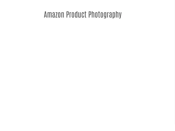 amazon product photography