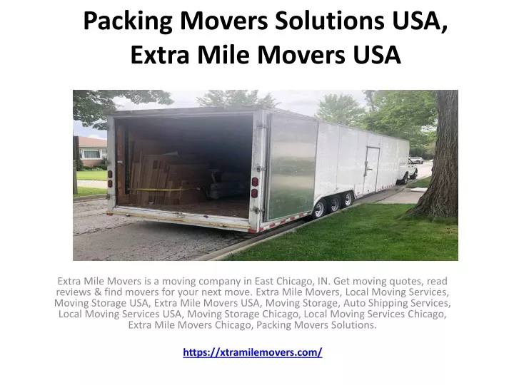 packing movers solutions usa extra mile movers usa