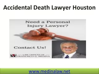 Accidental Death Lawyer Houston
