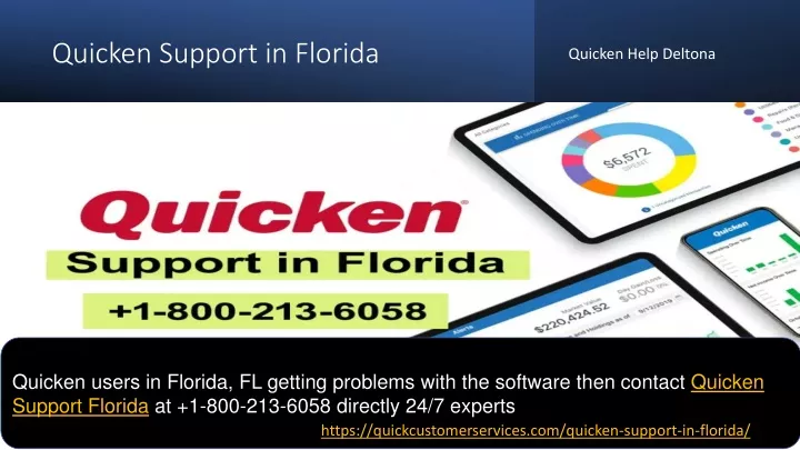 quicken support in florida