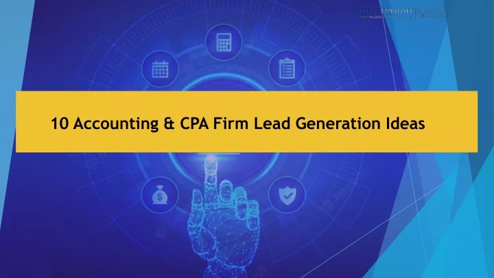 10 accounting cpa firm lead generation ideas